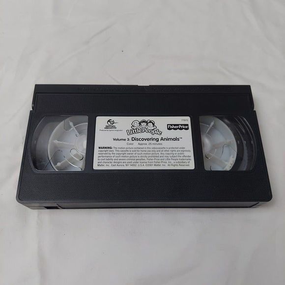 Fisher-Price Little People Vol 3 Discovering Animals VHS 2001 Vintage Kid Shows - Picture 7 of 7